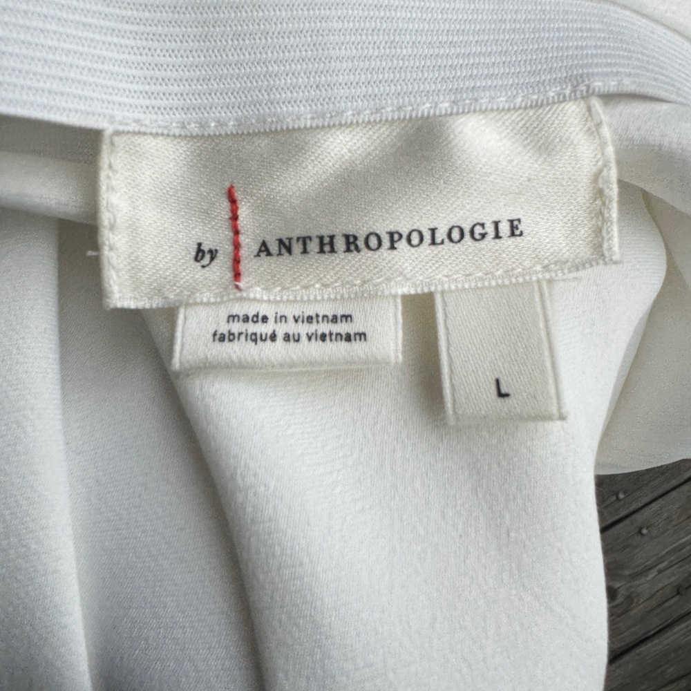 NWT Women’s Anthropologie Tilda Slip Skirt Ivory Cream Large - Picture 6 of 10